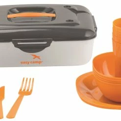 Nieuw 🛒 Groothandel ⭐ Easy Camp Cerf Picknick Box, Grijs/oranje 🔔 ✨