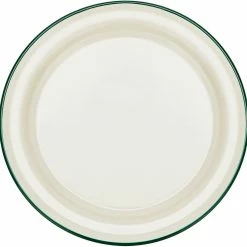 Uitgang ❤️ Goedkoop 👏 GSI Vintage Bord 10" 26,2cm, Wit 🥰 😍