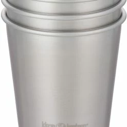 Hete verkoop ⭐ Begroting 🎉 Klean Kanteen Pint Beker 295Ml/4 Stuks, Zilver 👍 👏