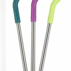 Goedkoopste ✔️ Korting 🔥 Klean Kanteen Drinkslangen Set 3-Pack, 10mm, Zilver/bont 😍 🔔