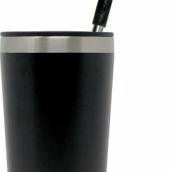 Flash-uitverkoop 🧨 Uitgang 😀 MIZU 16 Enduro LE Glas Met Grijs Rietje, Zwart ❤️ 🤩