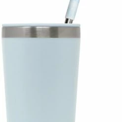 Flash-uitverkoop 🔔 Beste Pirce 🔥 MIZU 16 Enduro LE Glas With Ijsblauw Rietje, Blauw 🥰 😍