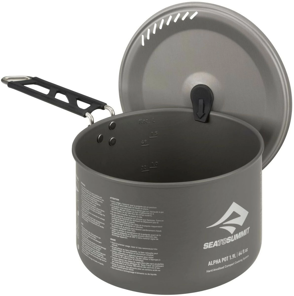 Kopen π€© Hete verkoop π Sea To Summit Alpha Pot 1,9l, Grijs π π 4 Kopen π€© Hete verkoop π Sea To Summit Alpha Pot 1,9l, Grijs π π - Afbeelding 2