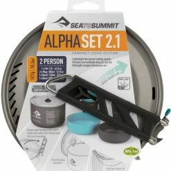 Nieuw 😍 Coupon 🔔 Sea To Summit AlphaSet 2.1, Grijs/blauw 🧨 🧨 -Wildo OCYs winkel sea to summit alphaset 21 pacific blue grey 20