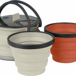 Kopen 💯 Goedkoop 👏 Sea To Summit X-Set 11 3 Stuks, Beige/rood 🔥 🌟